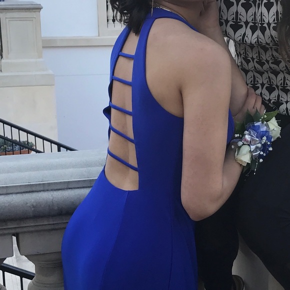 Royal Blue Formal Gown - Picture 2 of 4